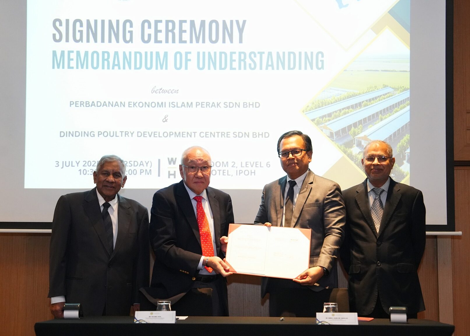 PSB & DINDINGS POULTRY JOIN FORCES TO ADVANCE NATIONAL FOOD SECURITY THROUGH STRATEGIC POULTRY BREEDING COLLABORATION IN PERAK